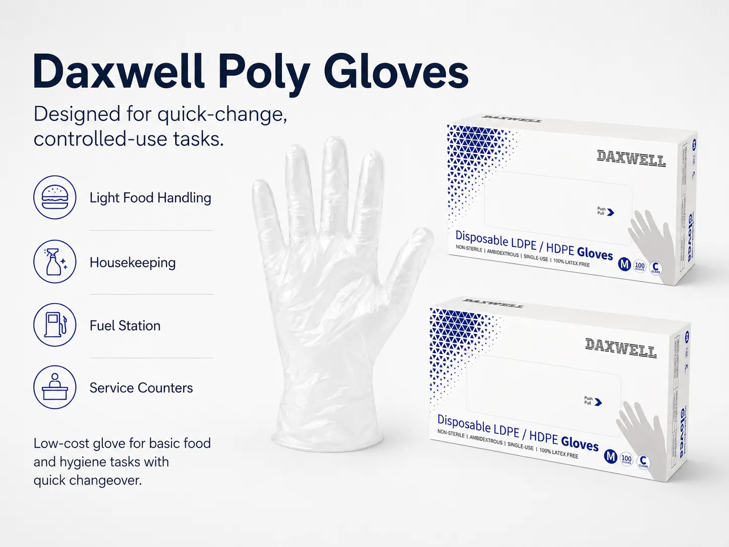 Poly Gloves — High-Density Texture and Cuff Detail