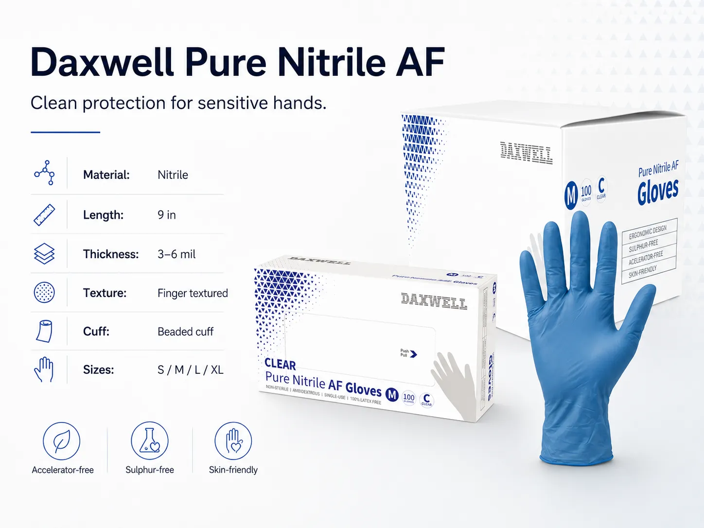 Nitrile Accelerator-Free Gloves Application Demonstration